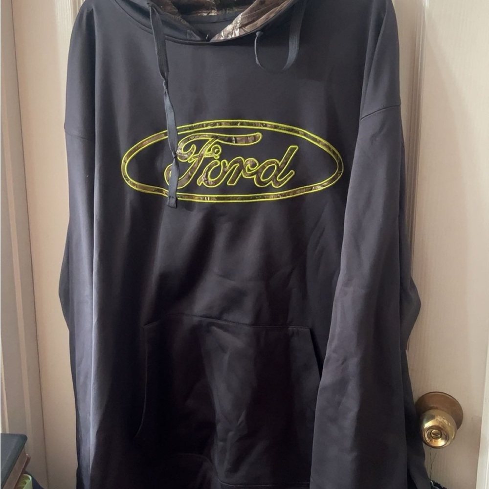 Ford Black and Yellow Men's Hoodie